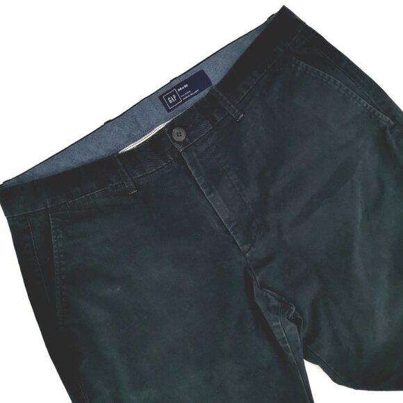 Gap Men's 34 x 30 Relaxed Black Dress Pants - Picture 2 of 13